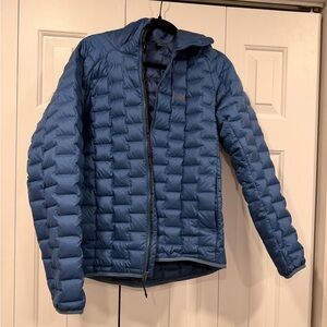 Mountain Hardwear Men's Blue Puffer Jacket, Size S, NWOT